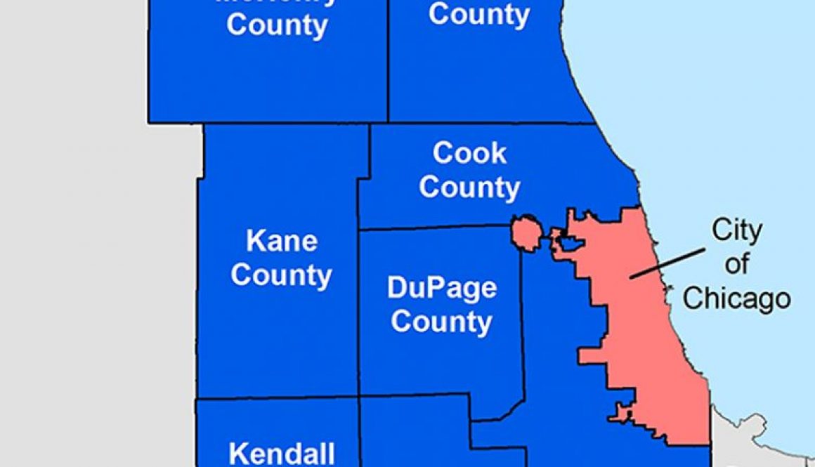 Chicago County MAp